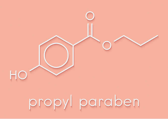 Antimcirobial Propyl Paraben Molecule